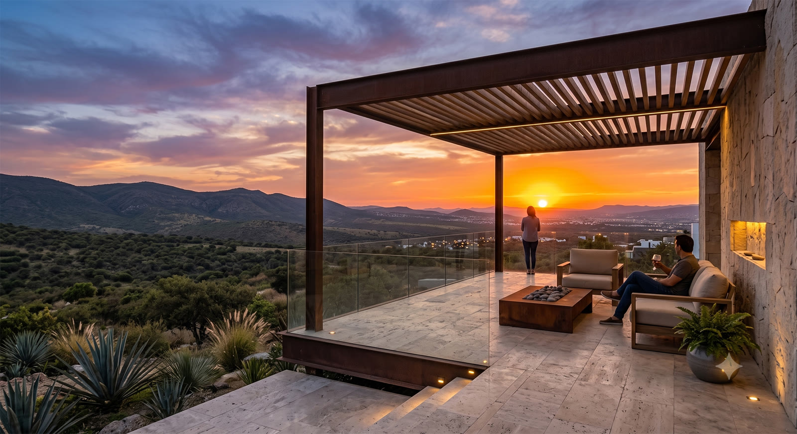 Mirador al atardecer